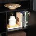 LED Storage Cabinet – High Gloss Finish with RGB Lighting & Multiple Compartments - Samanta Factory