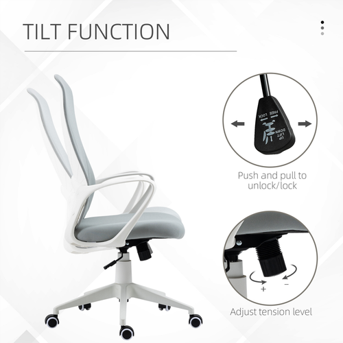 Ergonomic Office Chair – Adjustable Height & Tilt for All-Day Comfort