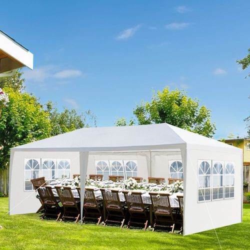 10x20 Outdoor Party Tent – Waterproof PE Cloth with Removable Sidewalls