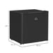 Compact HOMCOM 46L Countertop Mini Fridge with Chiller - Perfect for Any Space! - Samanta Factory
