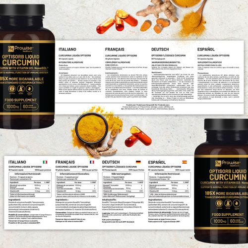 Liquid Curcumin & Vitamin D3 Supplement – 185x Absorption for Joint, Immune & Bone Support - Samanta Factory