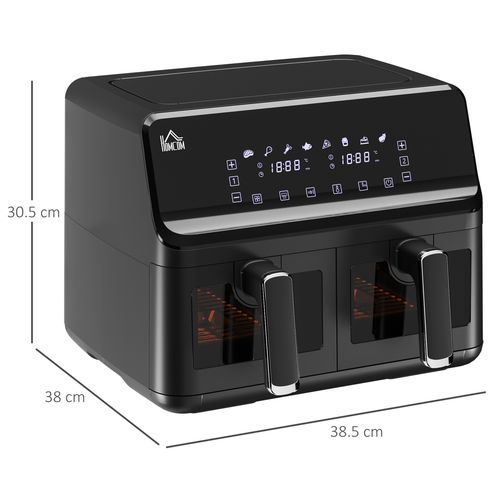 Dual Air Fryer – Independent 4L Baskets with 8 Presets & Healthy Low-Oil Cooking - Samanta Factory