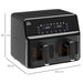 Dual Air Fryer – Independent 4L Baskets with 8 Presets & Healthy Low-Oil Cooking - Samanta Factory