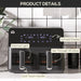 Dual Air Fryer – Independent 4L Baskets with 8 Presets & Healthy Low-Oil Cooking - Samanta Factory