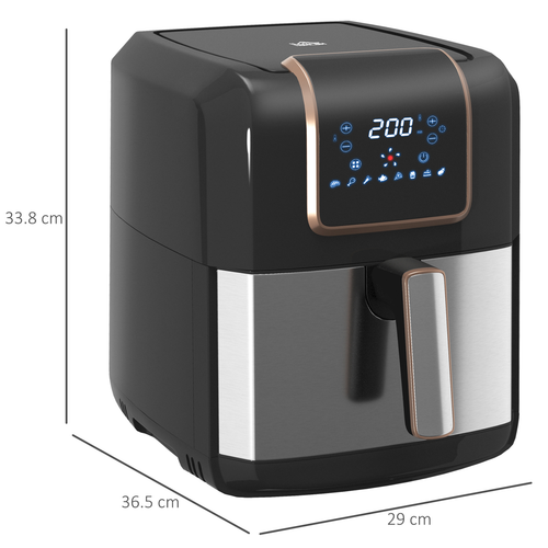 6.5L Digital Air Fryer – 8 Preset Modes with Adjustable Temperature & Non-Stick Basket