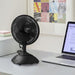 Compact 6-inch portable clip fan with adjustable settings and quiet motor