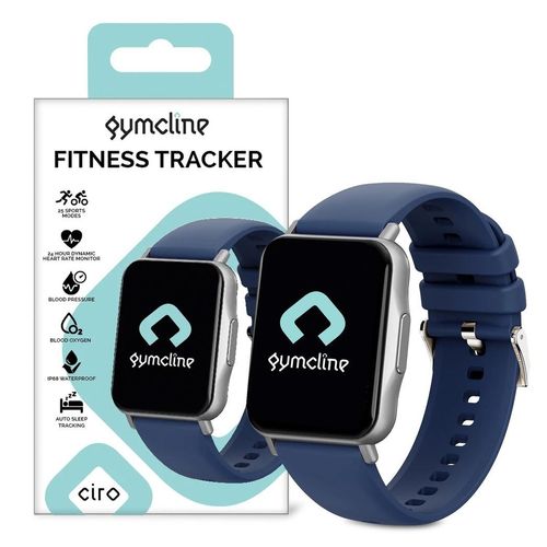 Smart fitness watch with heart rate, SpO2, temperature sensor and waterproof design

