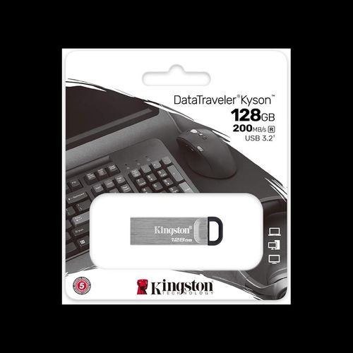 Kingston 64GB USB Flash Drive – USB 3.2 Gen 1 with 200MB/s Read Spee