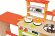 Wooden Play Kitchen for Kids – Country-Style Pretend Cooking Set with Accessories - Samanta Factory