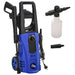 Electric power washer with 1800W motor and adjustable nozzle, ideal for patio and car cleaning