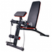 Adjustable Multi-Function Weight Bench with EVA Padding and Resistance Ropes – Foldable Gym Equipment
