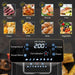 4.7QT digital air fryer with touchscreen and oil-free hot air circulation for healthy cooking

