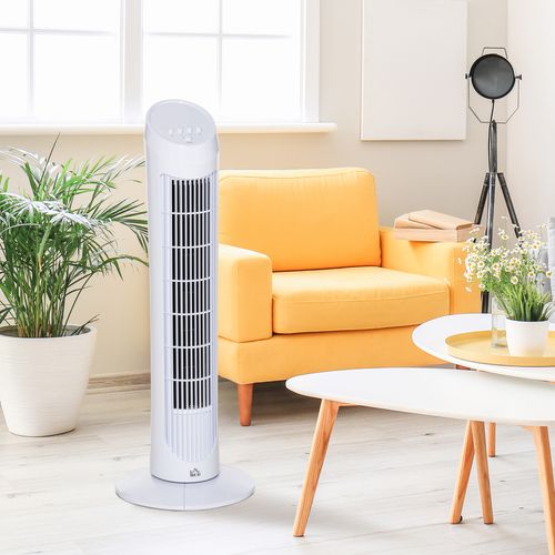 Tower Fan – Slim Design with 3-Speed Cooling & Oscillation - Samanta Factory