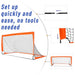 Football Goal Folding Outdoor with All Weather Net Kids Adults 6'x3' HOMCOM - Samanta Factory
