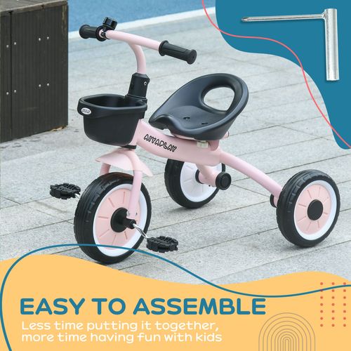 Kids Tricycle – Adjustable Seat & Basket for Toddlers' Outdoor Fun - Samanta Factory