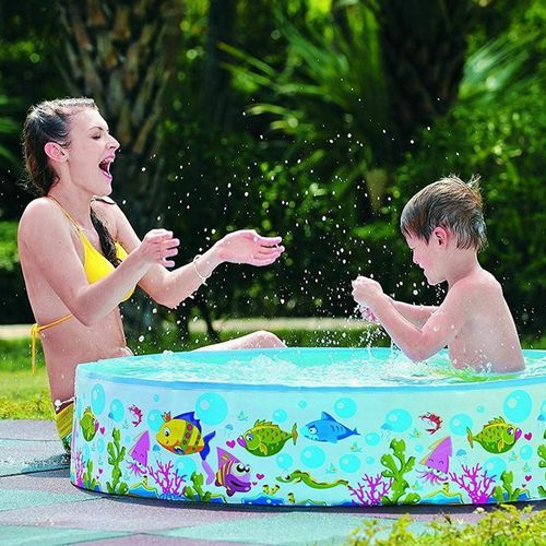 Jilong Rigid Wall Paddling Pool – Sea World Design for Kids' Outdoor Summer Fun - Samanta Factory