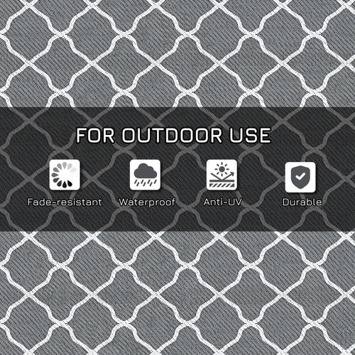 Outdoor Reversible Rug – Waterproof & UV-Resistant for Garden, Patio & Camping - Samanta Factory