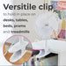 Clip-On Desk Fan – 360° Rotation with 2 Speed Settings - Samanta Factory
