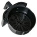 Compact digital air fryer oven with 8 preset cooking modes and detachable non-stick basket

