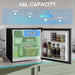 HOMCOM 46L Mini Countertop Fridge with Chiller - Perfect for Small Spaces! - Samanta Factory