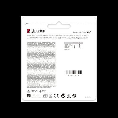 Kingston 64GB USB Flash Drive – USB 3.2 Gen 1 with 200MB/s Read Spee
