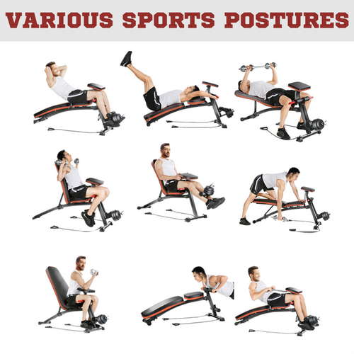 Adjustable Multi-Function Weight Bench – 7 Incline Levels for Full Body Training