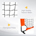 Football Goal Folding Outdoor with All Weather Net Kids Adults 6'x3' HOMCOM - Samanta Factory