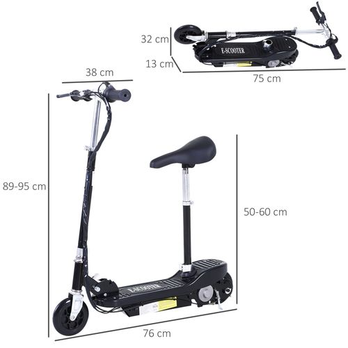 Electric Scooter for Kids – Dual Battery & Foldable with Adjustable Seat - Samanta Factory