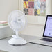 Clip-On Desk Fan – 360° Rotation with 2 Speed Settings - Samanta Factory