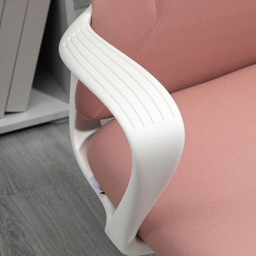 Vinsetto High-Back Home Office Chair Height Adjustable Elastic Desk Chair Pink - Samanta Factory