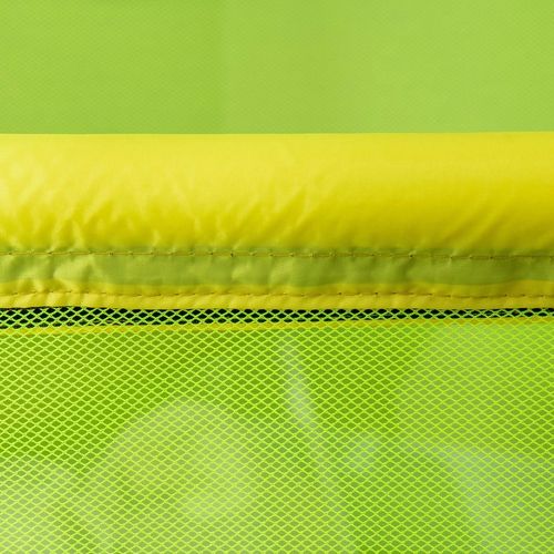ZONEKIZ 4.6 FT Trampoline with Enclosure Net Bungee Gym, Yellow - Samanta Factory